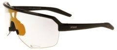 Окуляри R2 FLUKE чорні глянцеві, лінза clear to grey (Photochrom), black/red full revo, кат. 1-3