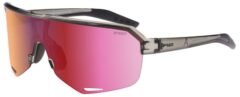 Окуляри R2 FLUKE dark/grey (PC), лінза pink (HD), покриття black/red full revo, кат. 3