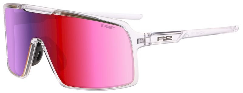 Окуляри R2 WINNER clear (TR90), лінза brown, покриття black/red real revo, кат. 3