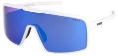Окуляри R2 WINNER white (matt), лінза clear to grey (ice blue chrome) PC Photochromic, кат. 0-3