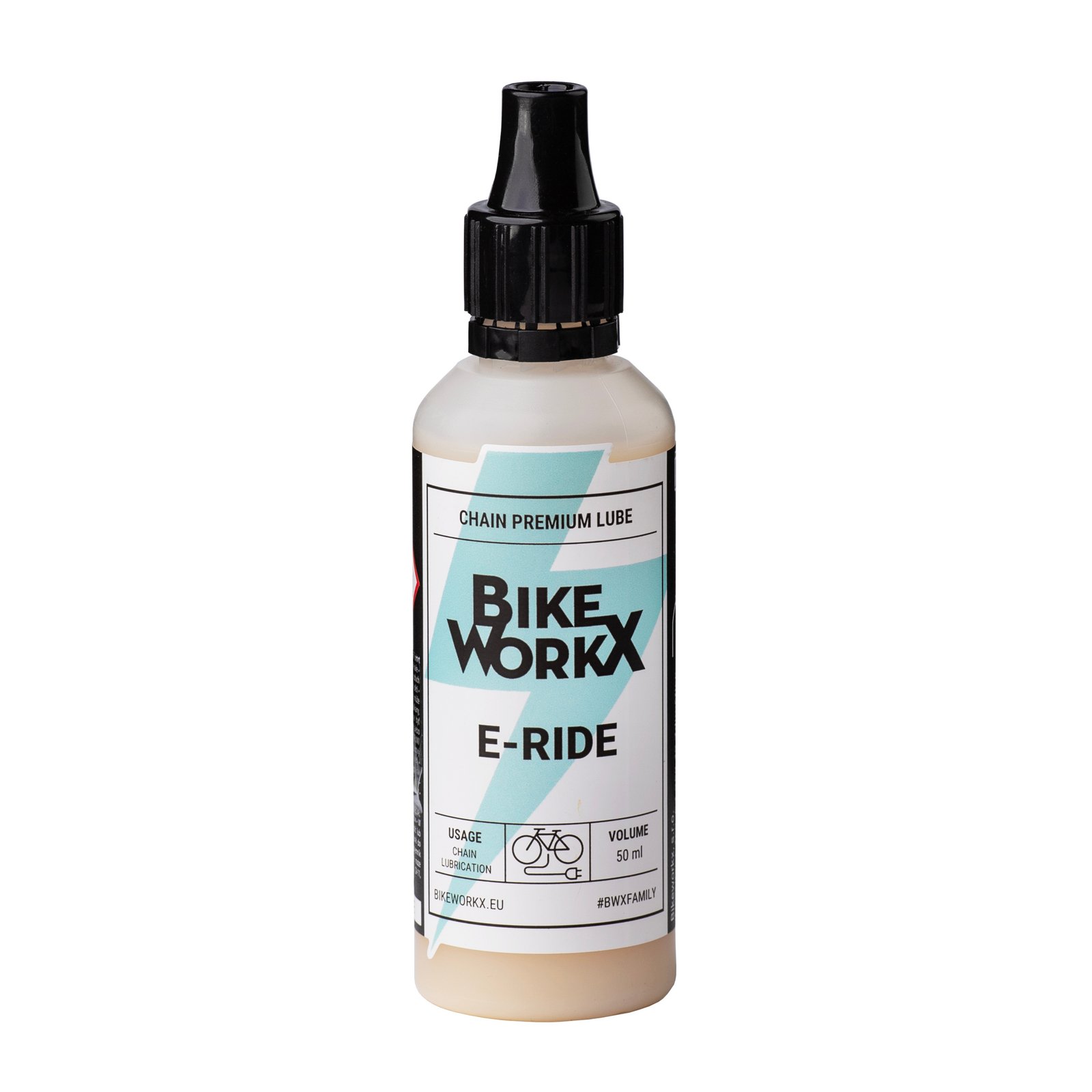 Мастило для ланцюга BikeWorkX E-Ride, для електровелосипедів, 50 мл