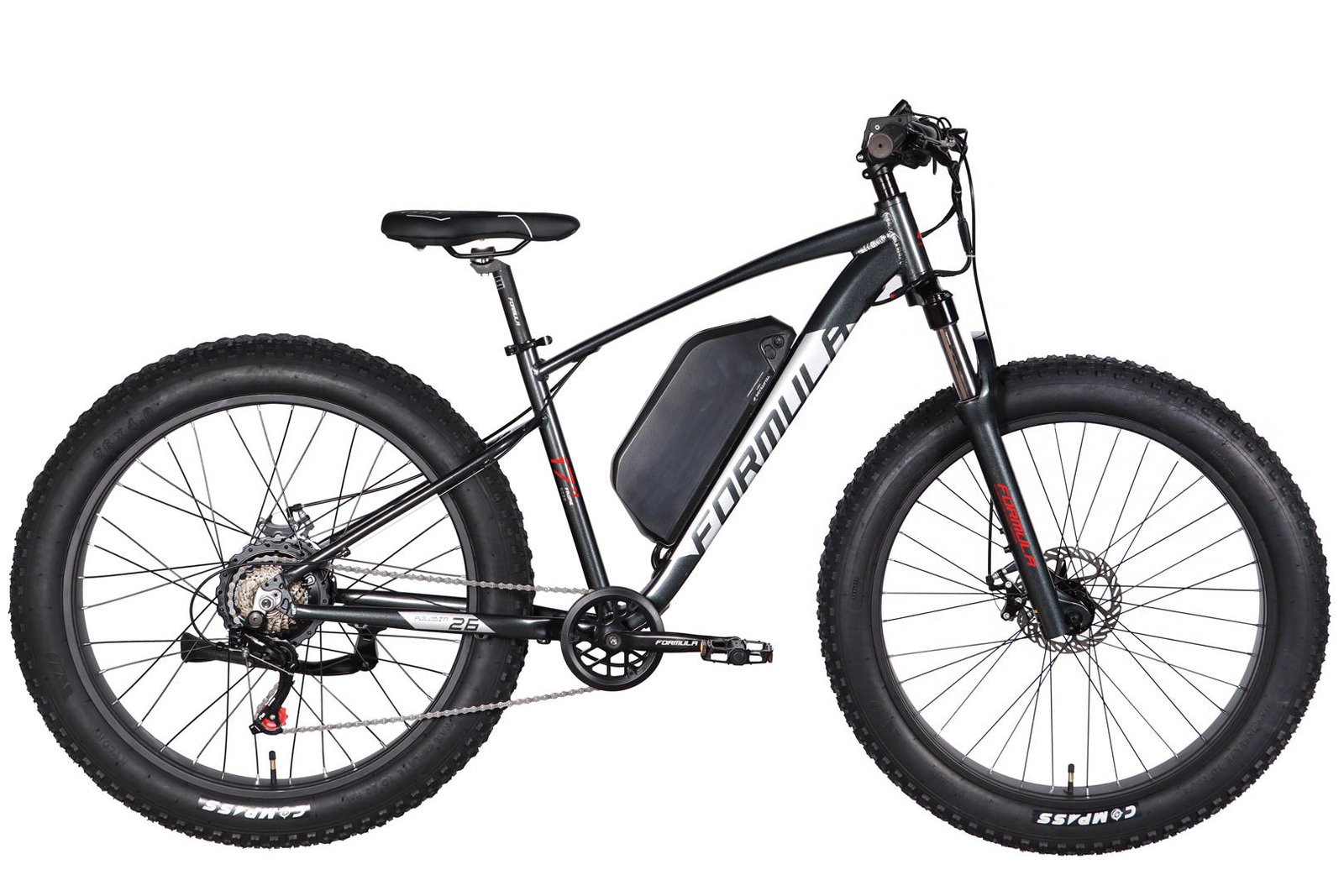 Велосипед з електроприводом 26" AL Formula ePALADIN DD FR рама-17" 48B 15.6А*г 500Вт темно-сріблястий 2026