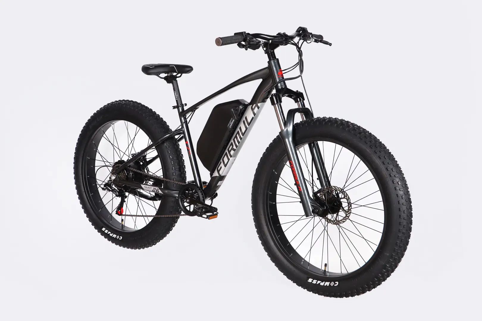 Велосипед з електроприводом 26" AL Formula ePALADIN DD FR рама-17" 48B 15.6А*г 500Вт темно-сріблястий 2026 - Зображення 5