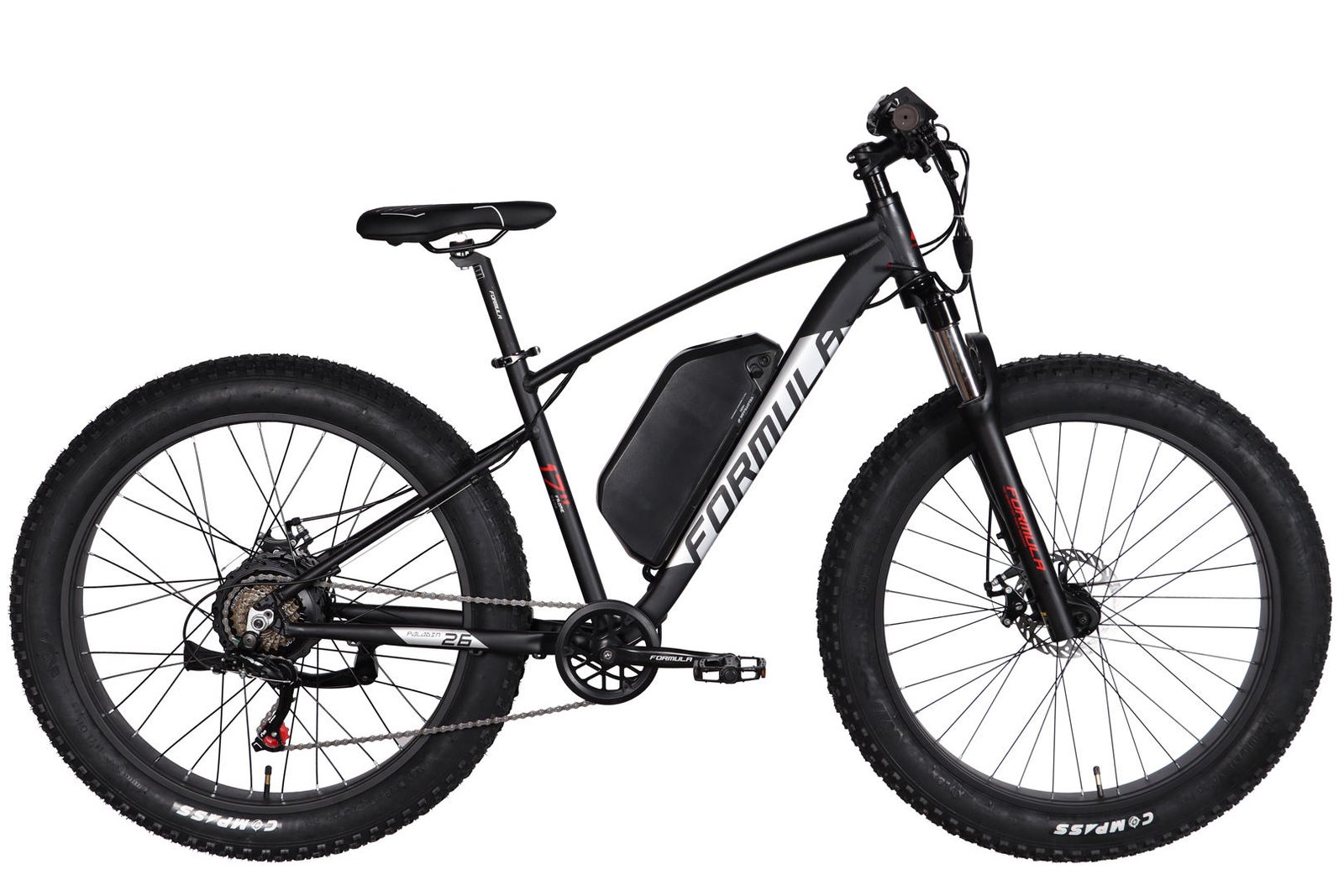 Велосипед з електроприводом 26" AL Formula ePALADIN DD FR рама-17" 48B 15.6А*г 500Вт чорний (матовий) 2026