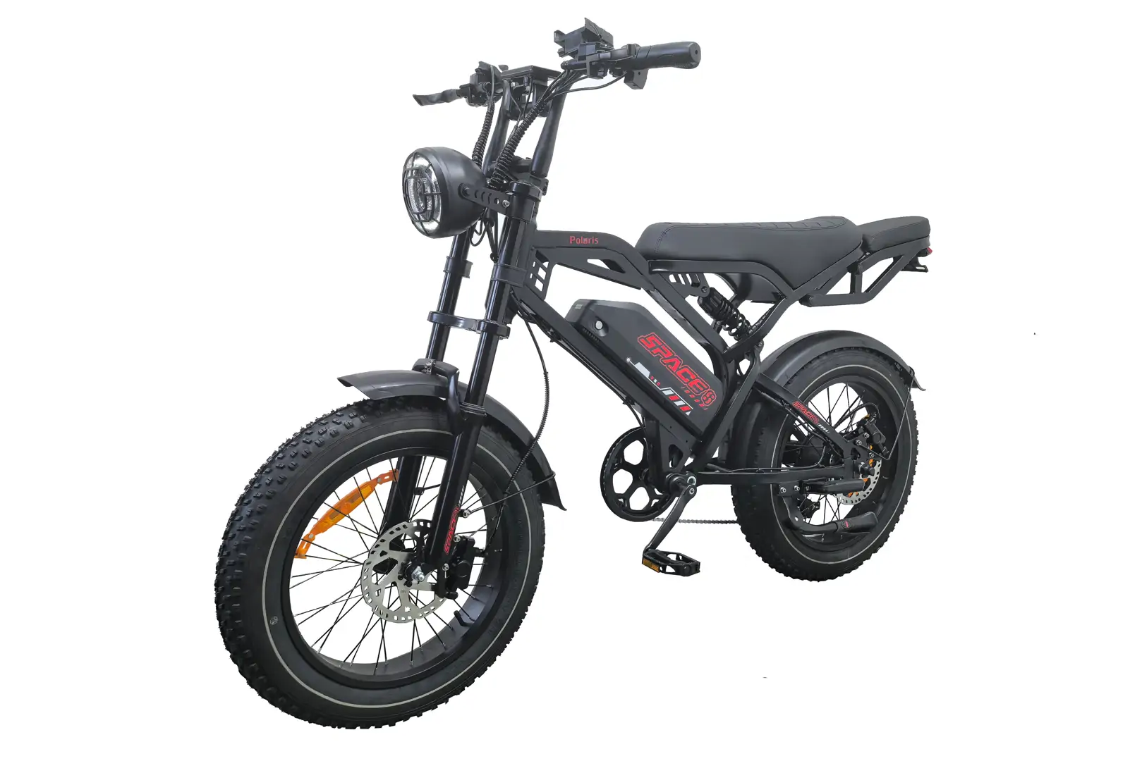 Велосипед з електроприводом 20" ST SPACE POLARIS (new) DD FR рама-21" 48 B 15 А*г 1000 Вт чорний 2026 - Зображення 2