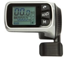 Ручка газу права GP 124DX(8 pin) с дисплеем, 36/48B 150мм