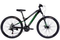 Велосипед AL 26" Formula BLACKWOOD DD FR рама-13" чорний з зеленим 2026