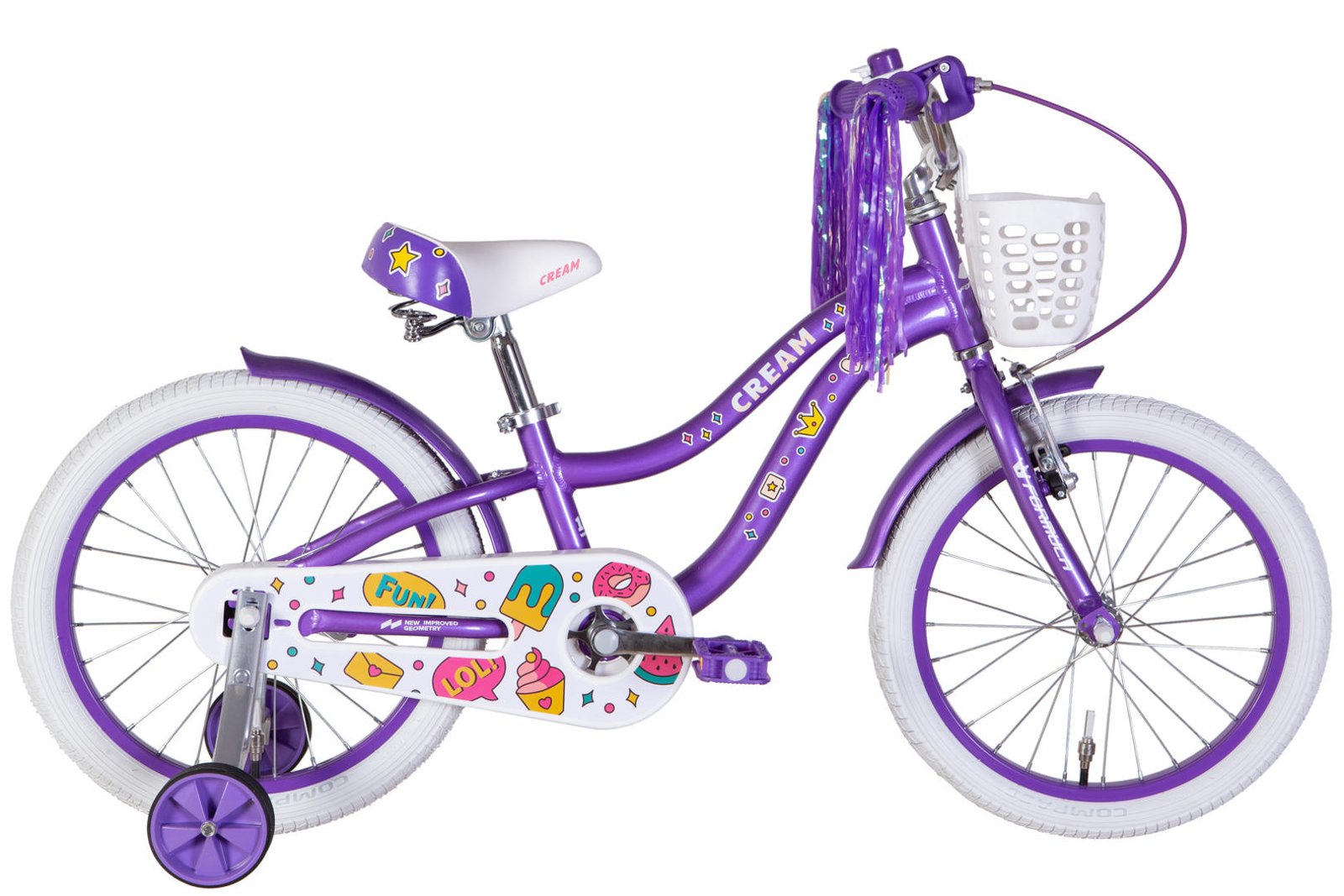 Велосипед AL 18" Formula Kid CREAM BH рама-9" фіолетовий 2026