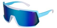 Окуляри Relax Lantao blue, white shiny, лінза smoke (PC), ice blue revo, кат. 3