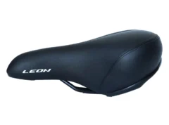 Сідло без замка 279*206 мм комфортне K.San YBT-8002 Leon чорний logo LEON - Зображення 2