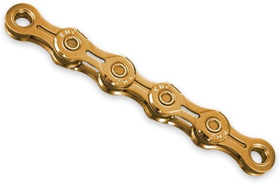 Ланцюг KMC X10EL Ti-N Gold 10 швидкостей 114 ланок золотий + замок - Зображення 2