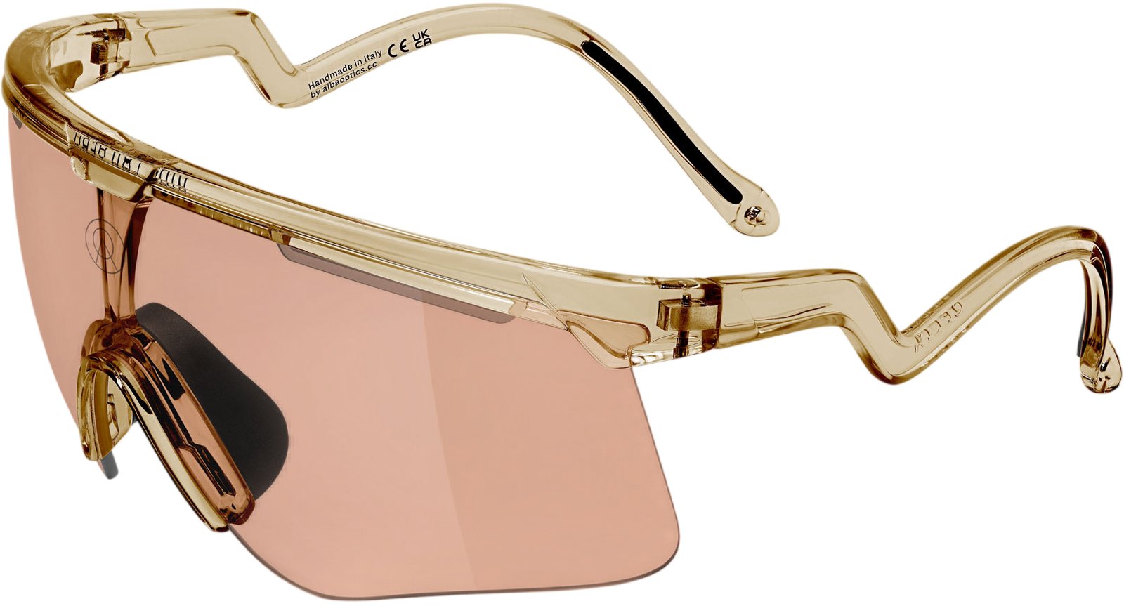 Окуляри Albaoptics DELTA Smoke Glossy VZUM Salmon