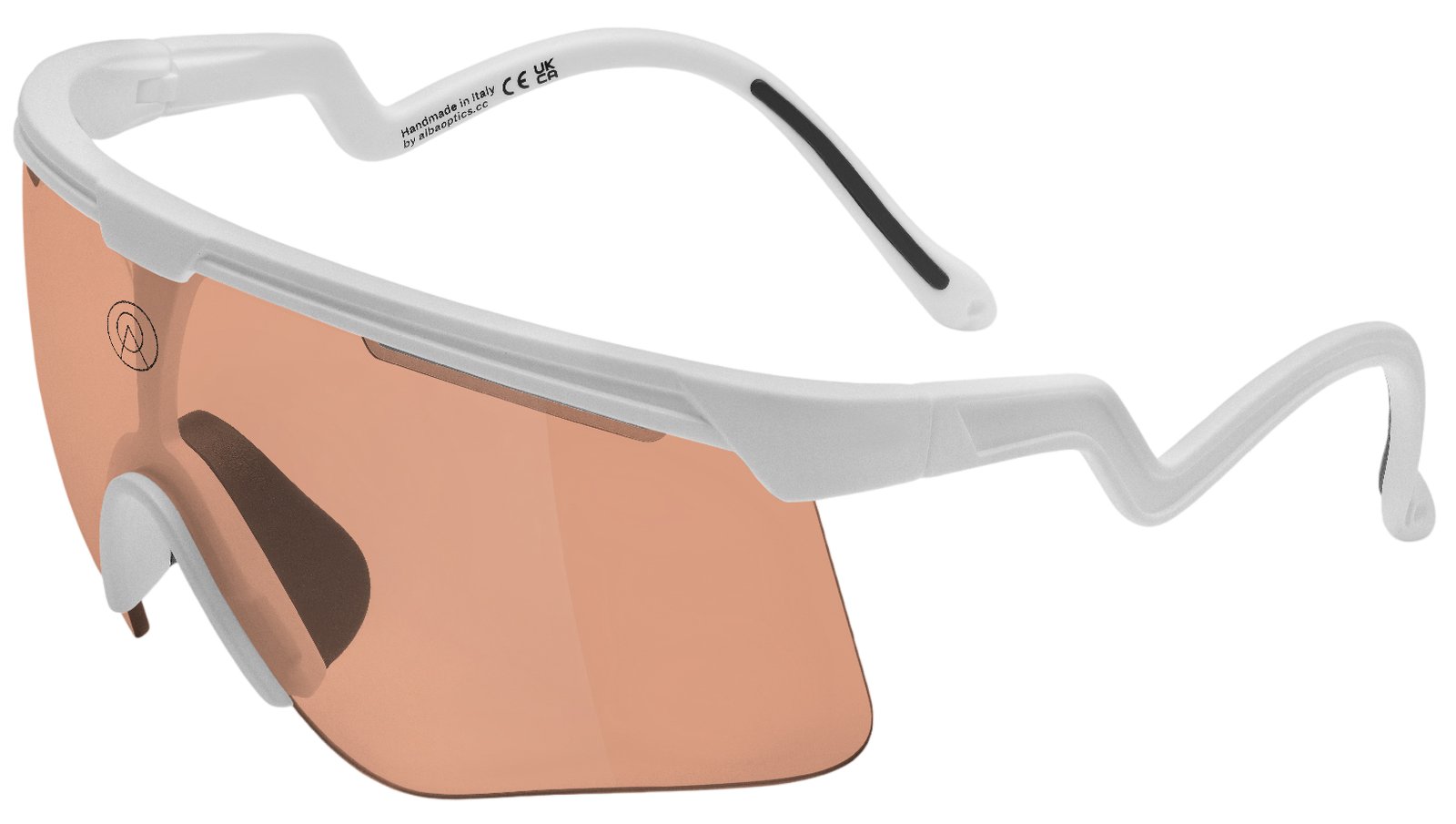 Окуляри Albaoptics DELTA White VZUM Salmon