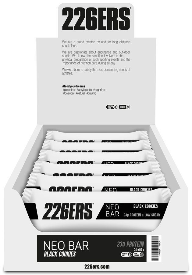 Батончик 226ERS Neo Protein темне печиво 50г 24шт/уп 1200г
