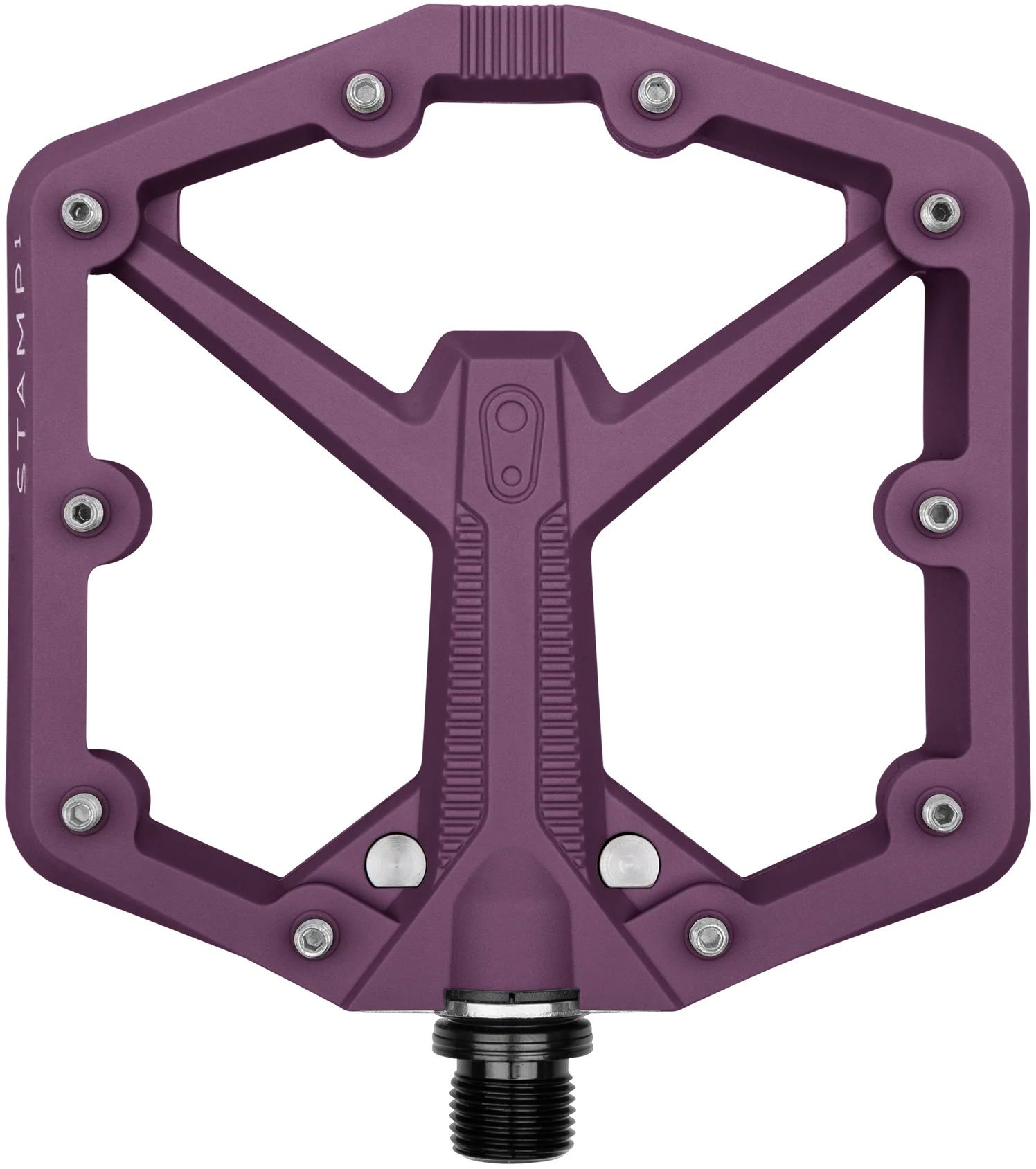 Педалі Crankbrothers STAMP 1 (GEN. 2), розмір L (43-49 eu), фіолетові