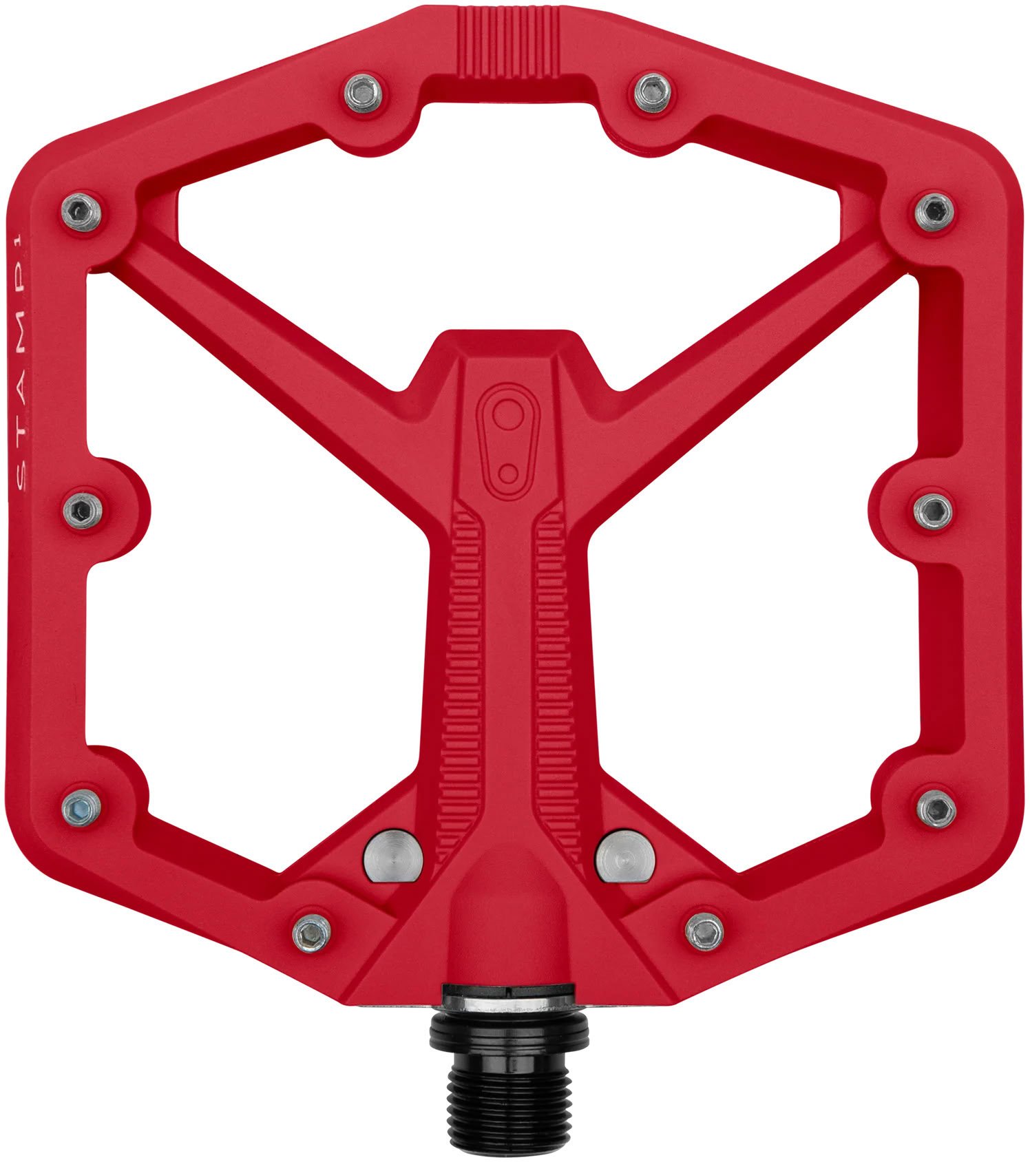 Педалі Crankbrothers STAMP 1 (GEN. 2), розмір S (37-43 eu), червоні