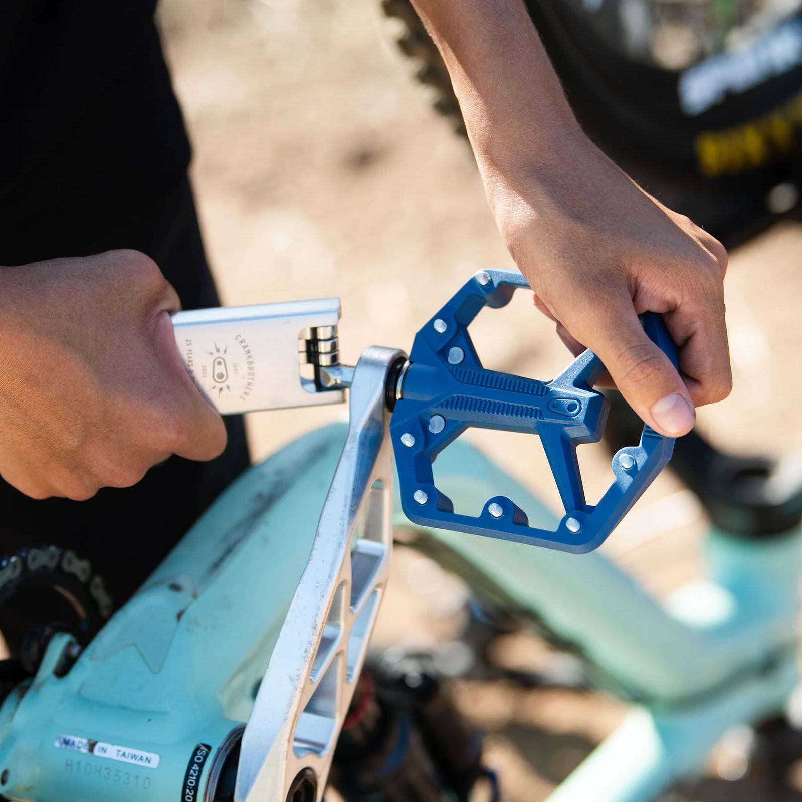 Педалі Crankbrothers STAMP 1 (GEN. 2), розмір S (37-43 eu), сині - Зображення 3