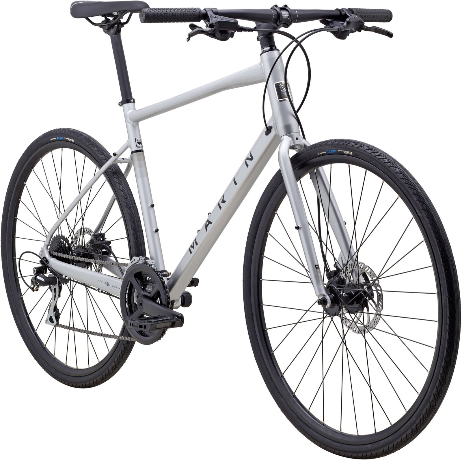 Велосипед 28" Marin Fairfax 2 рама - M Gloss Silver/Black A5 - Зображення 2