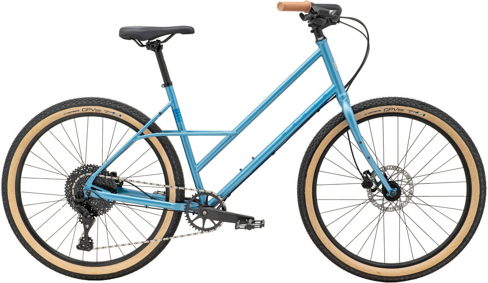 Велосипед 27,5" Marin Larkspur 1 рама - S Gloss Metallic Blue/Metallic Dark Blue A5