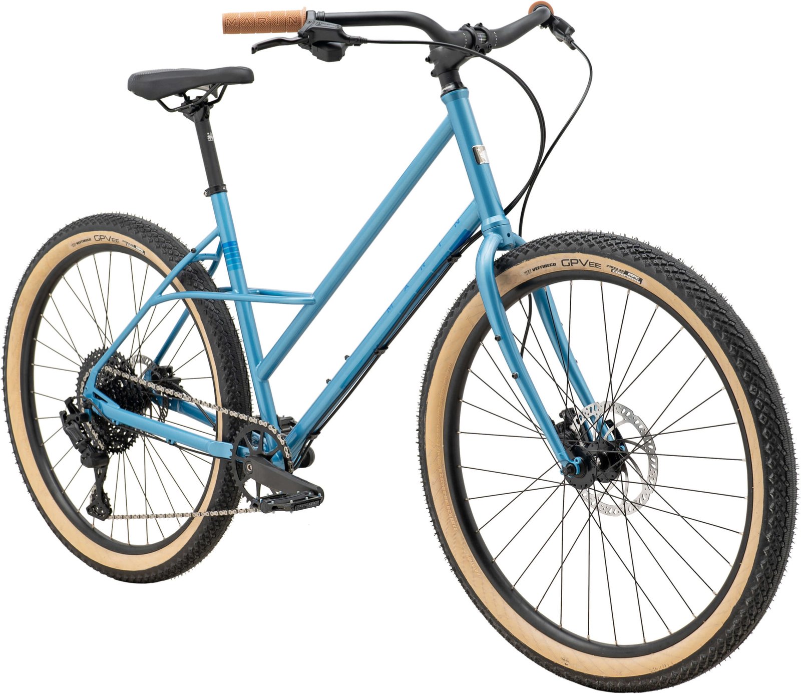 Велосипед 27,5" Marin Larkspur 1 рама - S Gloss Metallic Blue/Metallic Dark Blue A5 - Зображення 2