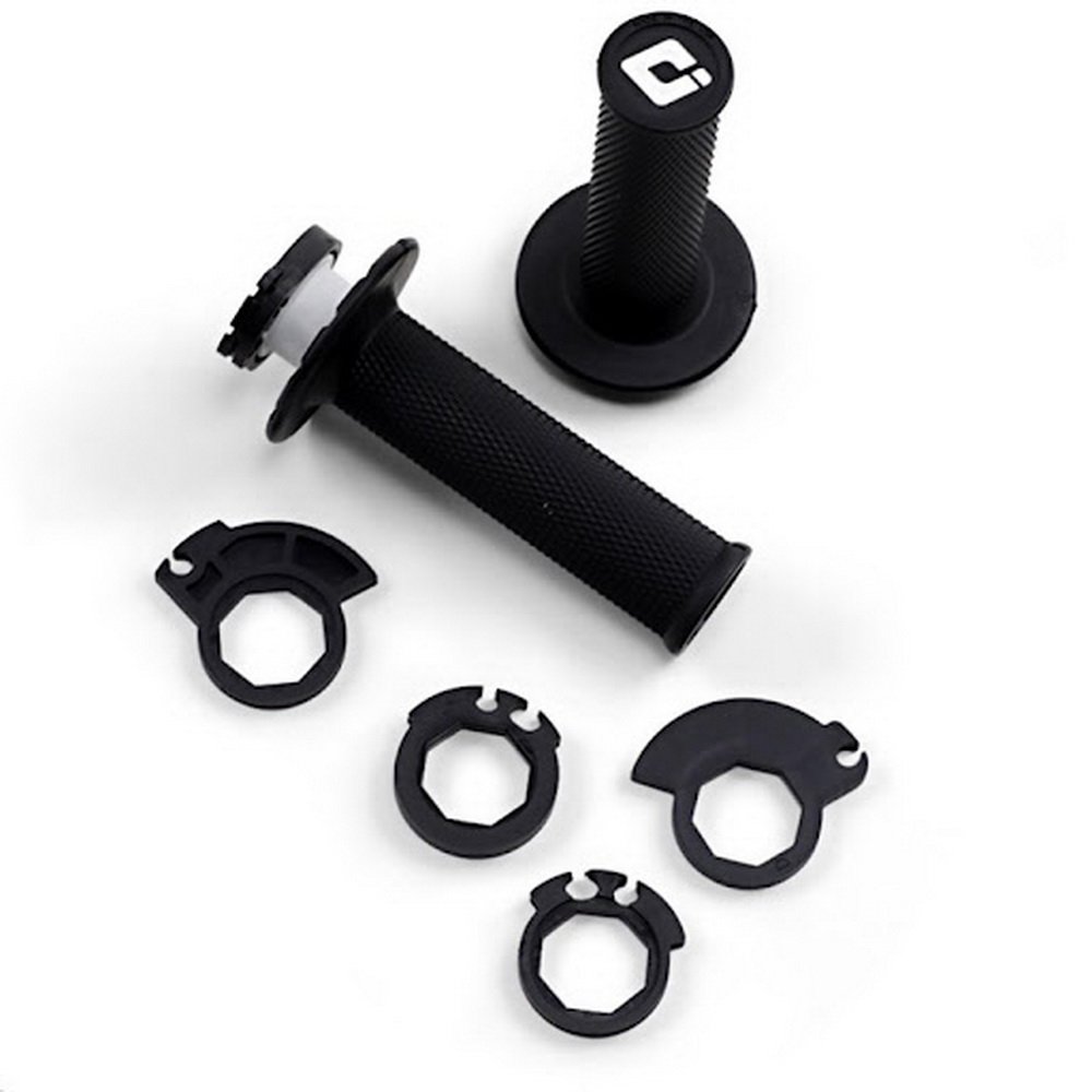 Мото гріпси ODI HALF-WAFFLE MX V2 Lock-On Soft Grey - Зображення 2