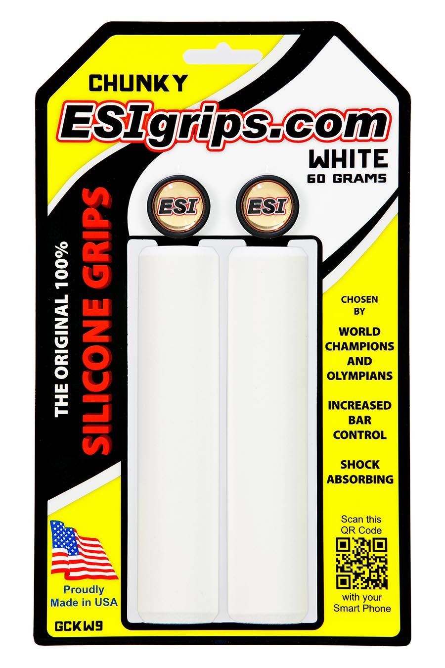 Гріпси ESI Chunky White (білі)