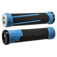 Гріпси ODI AG-2 Black/Blue w/ Black clamps (черно-сині з чорними замками)