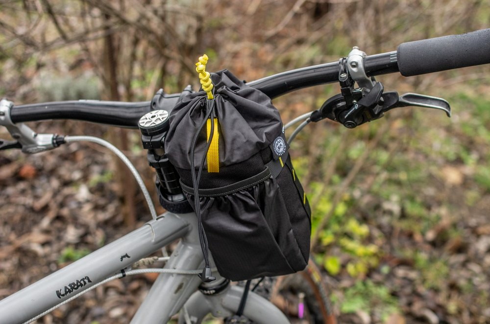 Сумка на кермо KasyBag Pocket Pack One hand (кормушка) Black-Yellow - Зображення 2