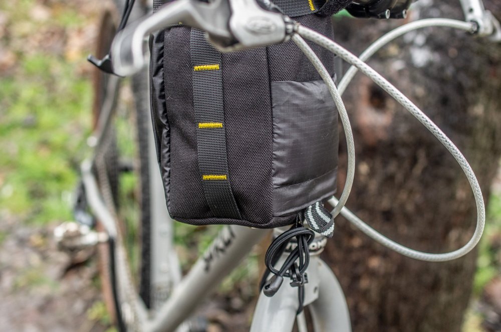 Сумка на кермо KasyBag Pocket Pack One hand (кормушка) Black-Yellow - Зображення 3