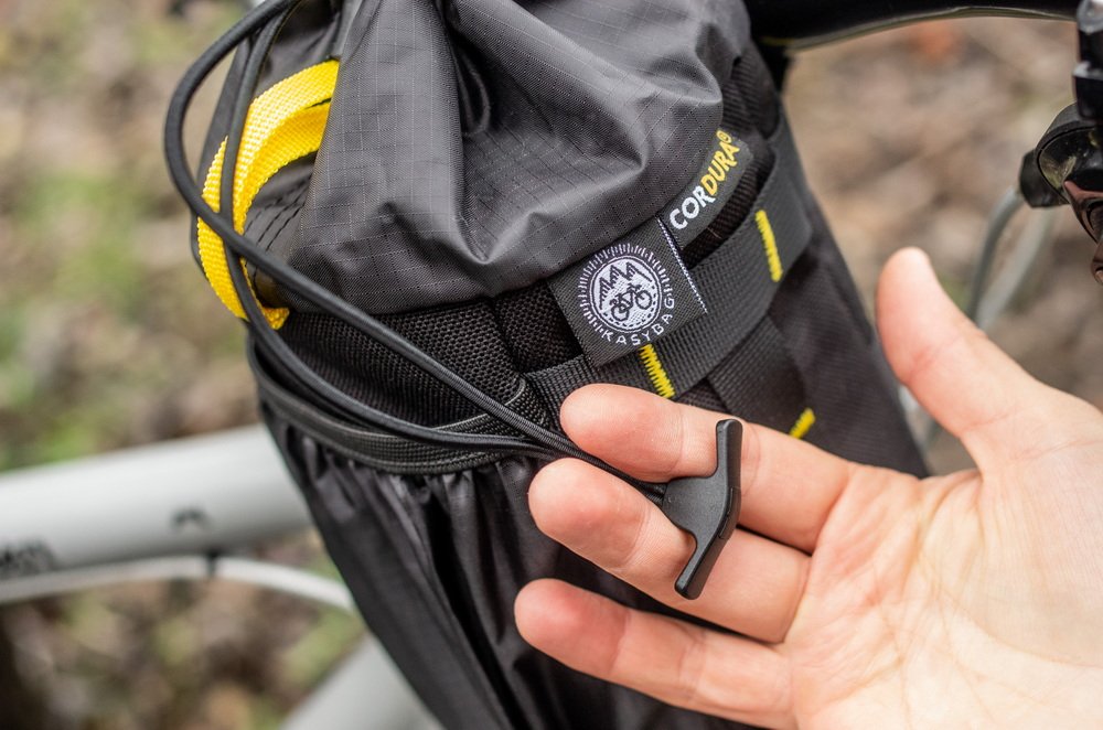 Сумка на кермо KasyBag Pocket Pack One hand (кормушка) Black-Yellow - Зображення 4