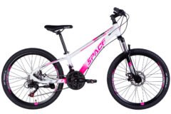 Велосипед AL 24" SPACE MERCURY DD FR рама-11" біло-рожевий 2026