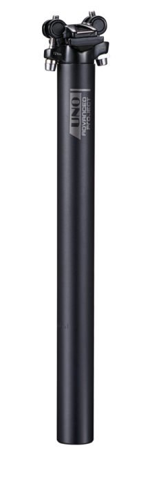 Підсідельний штир UNO SP368 31,6/400 мм, оффсет 0 мм, двоболтовий, чорний