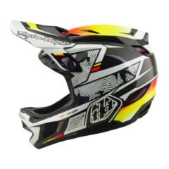 Вело шолом TLD D4 CARBON HELMET; LINED UP [BLACK] L