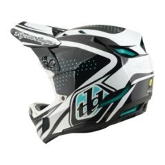 Вело шолом TLD D4 POLYACRYLITE HELMET; THE LINE [CHARCOAL / WHITE]