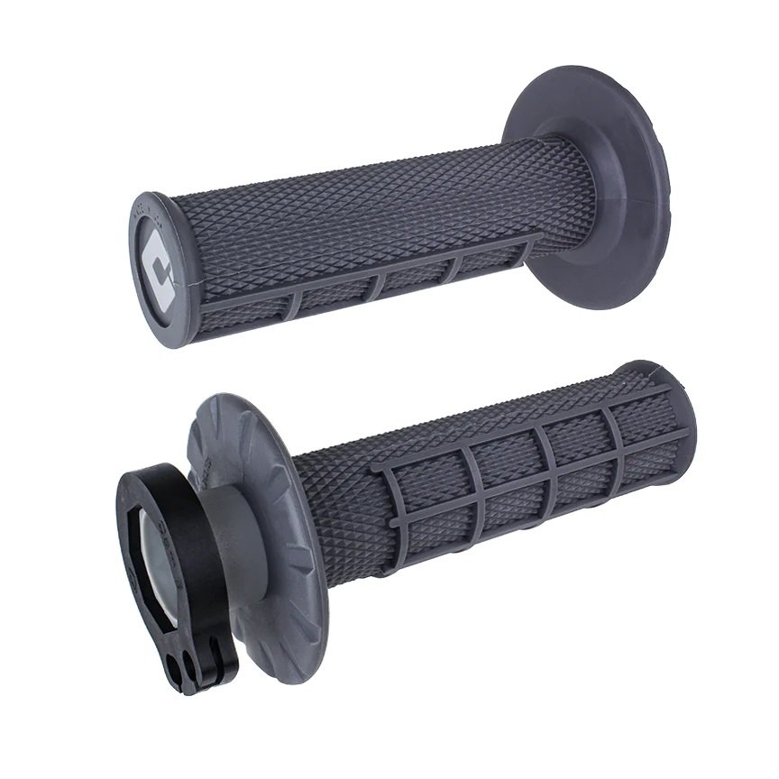 Мото гріпси ODI HALF-WAFFLE MX V2 Lock-On Graphite