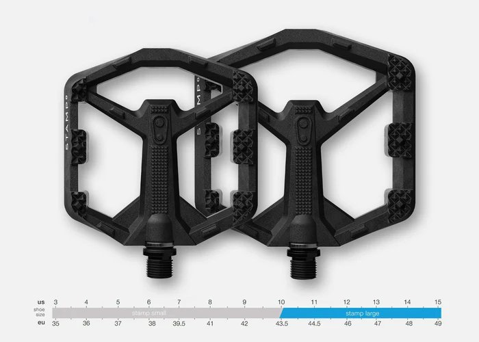 Педалі Crankbrothers STAMP 0, розмір L (43-49 eu), чорні - Зображення 4