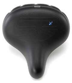 Сідло Selle Royal Premium DRIFTER, Royalgel, оббивка Strengtex, 270х245мм, 1160г, хромовані рейли і пружини, unisex, чорне - Зображення 2