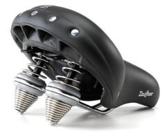 Сідло Selle Royal Premium DRIFTER, Royalgel, оббивка Strengtex, 270х245мм, 1160г, хромовані рейли і пружини, unisex, чорне - Зображення 3