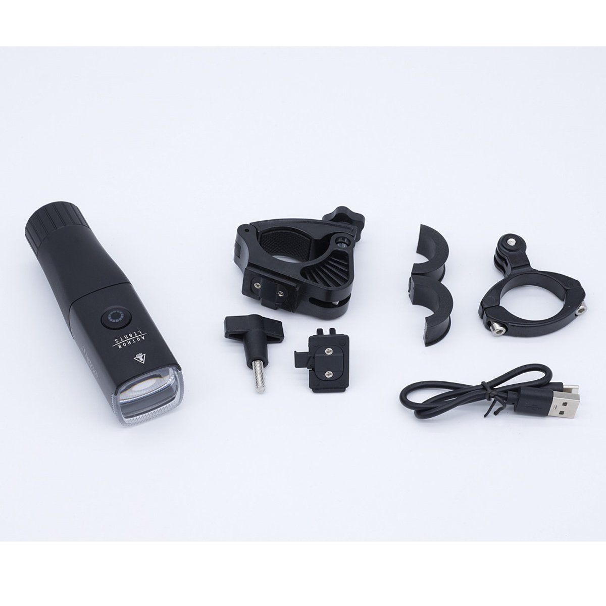 Ліхтар передній Author Vision 1300 lm USB Alloy, чорний - Зображення 3
