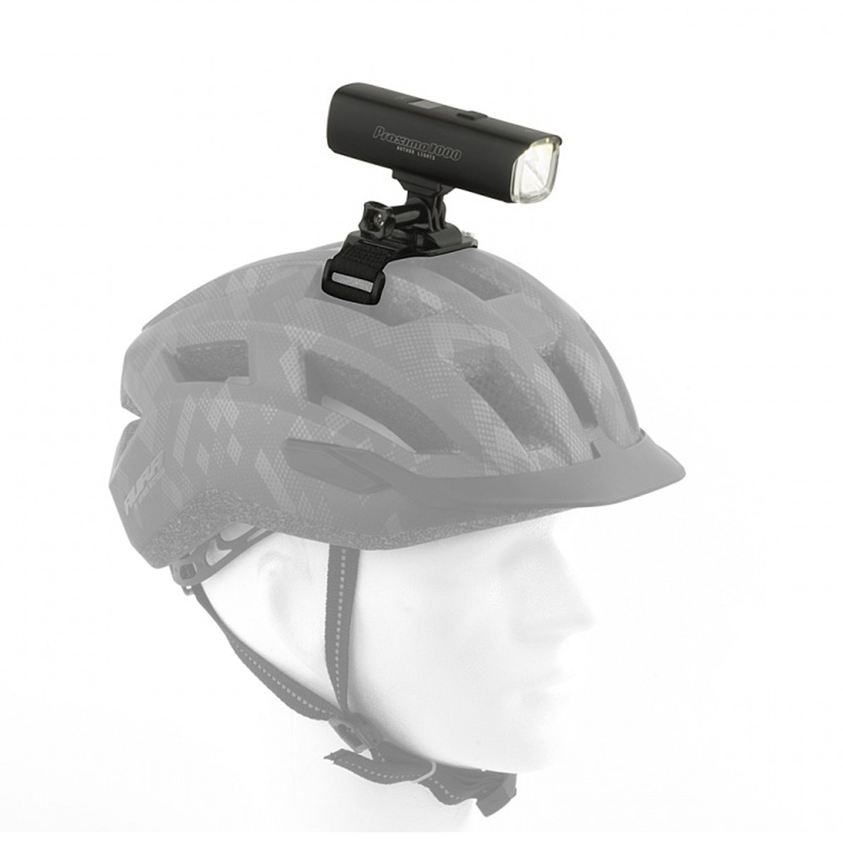 Ліхтар передній Author PROXIMA 1000 lm / HB 22-38 mm USB Alloy, чорний - Зображення 2