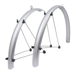 Крила для велосипеду в комплекті Author AXP-53 700C/53mm, сріблясті