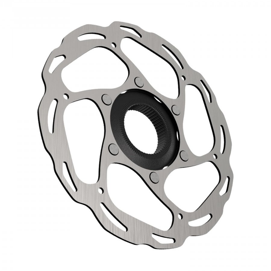 Гальмівний диск ABS-PR90 center lock, d.140mm, сріблястий