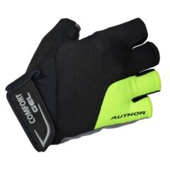 Рукавички Author Men Comfort Gel X6 s/f, чорно-неоново жовті