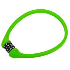 Замок Author ACL-77 SILICONE, d.12x600 мм, кодовий, колір: зелений