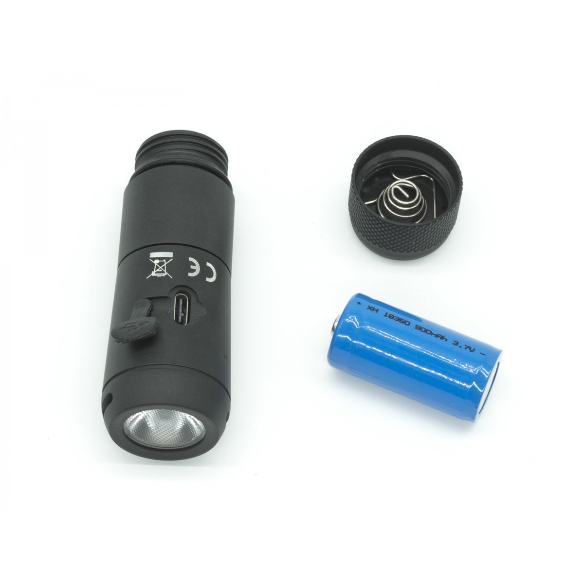 Ліхтар передній Author A-Quantum 750 lm USB L-Run, чорний - Зображення 3