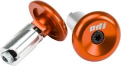 Баренди ODI Aluminum End Plugs w/Lasered Logo ORANGE