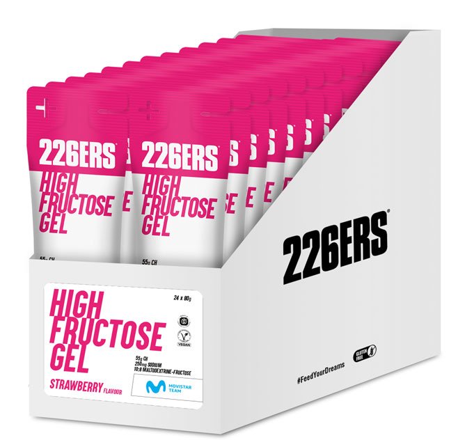 Гель 226ERS High Fructose 55г вуглеводів Полуниця 80г 24шт/уп 1920г