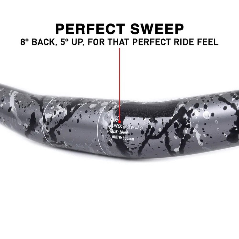Кермо DMR Wingbar Mk4 SE - 31.8 - 20mm Rise Liquid Camo Grey - Зображення 5